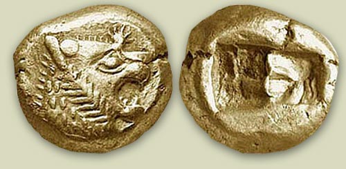 Bilderesultat for ancient lydian coins